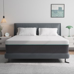 Wuleitex  14 Inch Medium Cooling Gel hybrid Mattress with Breathable Cover - 1 of 4