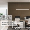 0.35 in. x 0.5 ft. x 4 ft. Composite Sound Absorbing Decorative Wall Paneling 16-Pack - 3 of 4