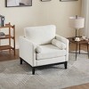 Aortzio 35.43"W Upholstered Accent Chair With 2 Pillows - 2 of 4