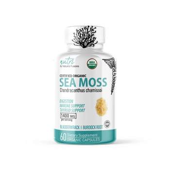 Nutri Sea Moss Complex 1400mg with Black Pepper Dietary Supplements - 60ct