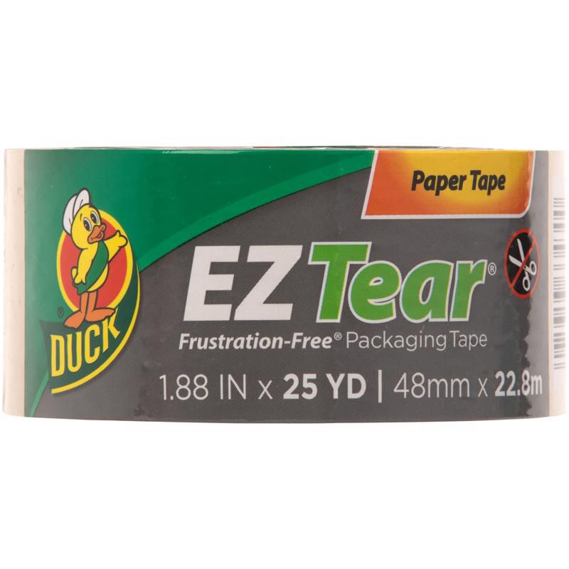 Duck EZ Tear 1.88 in. W X 25 yd L Paper Tape Tan, 1 of 2