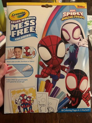 Marvel Spidey & His Amazing Friends Coloring Book with Crayons