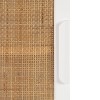 Kate & Laurel All Things Decor 15" Ori Rattan Wall Cabinet with Cubby White - 2 of 4