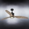 Urban Ambiance Luxury Modern Indoor Ceiling Fan,  15.5"H x 60"W,  Charcoal, UHP9090 - 4 of 4