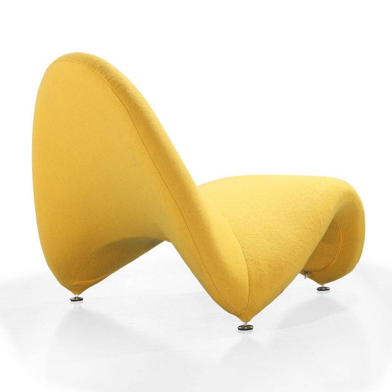 Set of 2 Moma Wool Blend Accent Chairs Yellow - Manhattan Comfort, 6 of 7