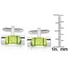 West Coast Jewelry  Men's Polished Level Silver Tone Cufflinks - 3 of 3