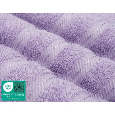 Lilac Turkish Cotton 6-Piece Towel Set