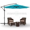 Best Choice Products 10ft Offset Hanging Outdoor Market Patio Umbrella w/ Easy Tilt Adjustment - 2 of 4