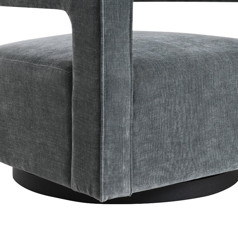 Luna Stain Resistant Fabric Swivel Chair - Abbyson Living, 5 of 9