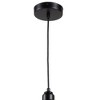 Chloe Lighting Ironclad Industrial 1 Light Textured Black Mini Ceiling Pendant 12" Wide - 4 of 4