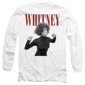 Men’s Whitney Houston Wanna Dance Long Sleeve T-Shirt - 1 of 4
