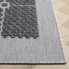 Milos MLO112 Power Loomed Indoor/Outdoor Area Rug - Charcoal - 5'3"x7'6"- Safavieh - 3 of 4