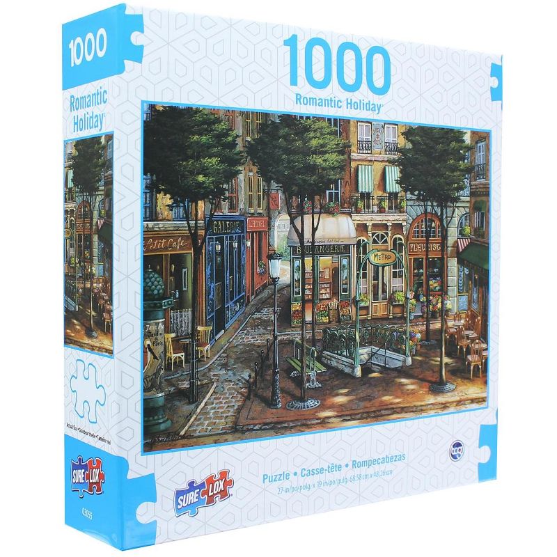 The Canadian Group Romantic Holiday 1000 Piece Jigsaw Puzzle | Sunlit Square, 3 of 7