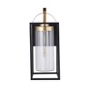 Craftmade Lighting Neo 1 - Light Wall Light in  Midnight/Satin Brass - 4 of 4
