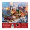 Sunsout Christmas Train Ride 1000 pc  Christmas Jigsaw Puzzle 77057 - 3 of 4