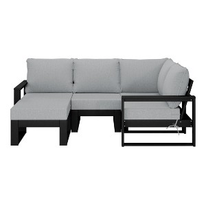 WestinTrends Montara 5-piece Outdoor Sectional Modular Patio Furniture Sofa Set - 1 of 4
