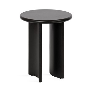 Kate and Laurel Erys Wood Side Table, 16x16x20, Black - 1 of 4