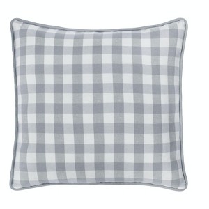 Kate Aurora 2 Pack Country Farmhouse Buffalo Plaid Zippered Pillow Covers - 1 of 4