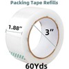 Itopfox Heavy Duty Clear Packaging Tape for Moving, Shipping, Mailing - 2 Rolls, Strong & Durable Adhesive for Secure Packing - 2 of 4
