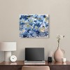 Art Remedy Gold over Blue Blue Abstract Wall Art Unframed - 2 of 4