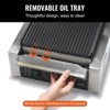 Commercial Panini Press Grill Electric Sandwich Maker Griddle Plate 9"x9 - 4 of 4