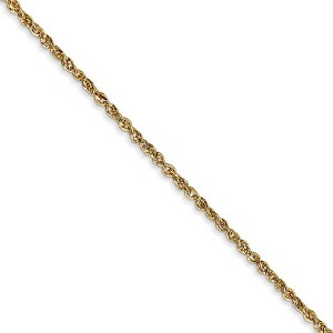 Black Bow Jewelry 1.7mm, 14k Yellow Gold, Ropa Chain Necklace - 1 of 4