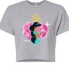 Women's - Disney Princess - Jasmine Heart Cropped Graphic T-Shirt - 2 of 4