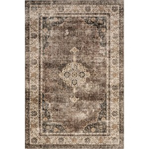 Lauren Liess x Rugs USA - Rosewood Vintage Machine Washable Indoor Area Rug - 1 of 4