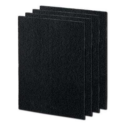 Black Carbon Filter Kit for Air Purifiers, 12.43 x 16.12, 4-Pack