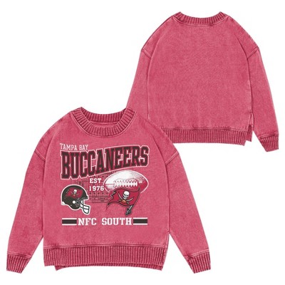 NFL Tampa Bay Buccaneers Women's Long Sleeve Fashion Fleece Sweatshirt