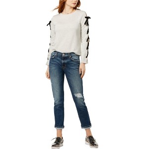 Hudson Womens Riley Ripped Straight Leg Jeans - 1 of 1