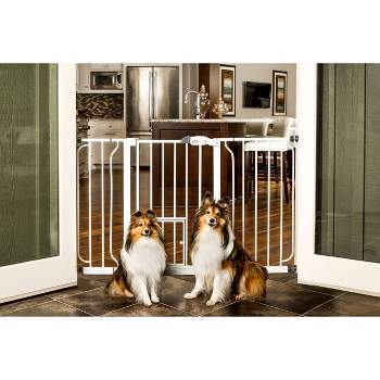 Carlson Extra Wide Cat and Dog Gate with Small Door