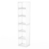 Kumasinova Modern 6-Tier Cube Bookshelf with Storage,Display Shelves Bookcases,Tall Bookshelf for Living Room,Bedroom,Office,Kitchen,Bathroom - 2 of 4