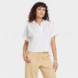 Women's Short Sleeve Pullover Blouse - Universal Thread™