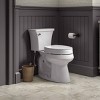 Kohler   Quiet-Close Elevated Elongated Toilet Seat, White 25875-0 - 3 of 4