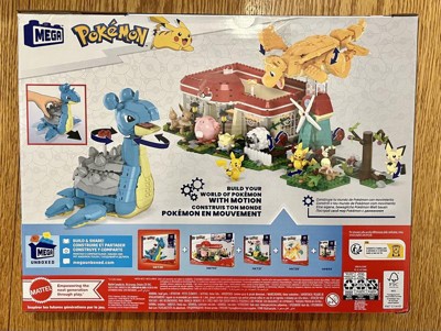 Mattel - Pokemon - Blocos de construção Pokémon Lapras ㅤ