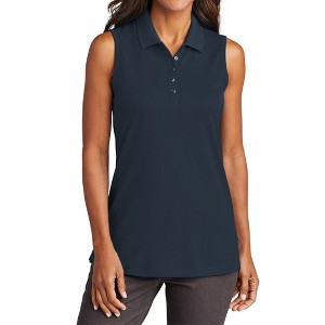 Mafoose Women's Dry Zone Moisture-Wicking UV Micro-Mesh Sleeveless Polo Shirt - 1 of 4