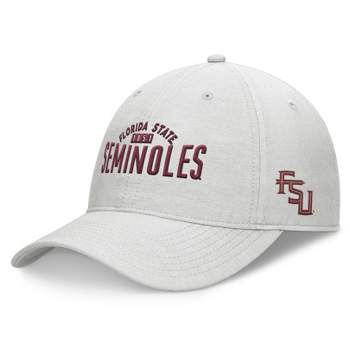 NCAA Florida State Seminoles Unstructured Chambray Cotton Hat - Gray