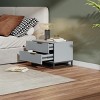 Accent Cabinet Modern with 2 Drawers Storage for Bedroom Entryway 22" - 3irtyhousy - 3 of 4