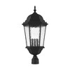 Livex Lighting Hamilton 3 - Light Post Light in  Textured Black - 2 of 4