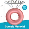 Jasonwell Inflatable Diamond Ring Floatie for Bachelorette Party, Engagement & Bridal Shower Decor, Rose Gold, Pack of 1 - 2 of 4