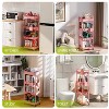 MaseiKar Rolling Utility Cart with Drawer, Utility Cart Made of Multifunctional Storage Organizer Tool for Kitchen, Bathroom, Living Room, Office - 3 of 4