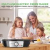 12" Electric Crepe Maker for Breakfast with Adjustable Temperature Control, Non-Stick Surface, Easy to Clean - 3 of 4