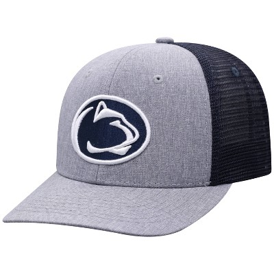 NCAA Penn State Nittany Lions Men's Gray Chambray with Hard Mesh Snapback Hat