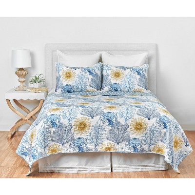 Monterey Mist Blue and Yellow Cotton Standard Sham