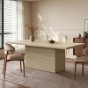 84" Rectangular Dining Table with Solid Wood Base, Modern Kitchen Table for 6-8 People, Wood Dining Table for Kitchen or Dining Room-Koiai - 4 of 4