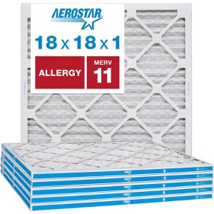 Aerostar AC Furnace Air Filter - Allergy - MERV 11 - Box of 6 - 1 of 4