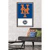 Trends International MLB New York Mets - Logo 22 Framed Wall Poster Prints - 2 of 4
