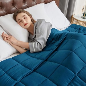 Inhand Weighted Blanket (Queen 60"x80") - Cooling Heavy Blanket with Glass Beads - All-Season Breathable Soft Comfort Microfiber Blanket - 1 of 4