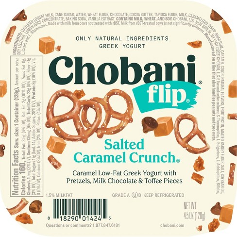 Chobani Flip Salted Caramel Low Fat Greek Yogurt - 4.5oz - image 1 of 4